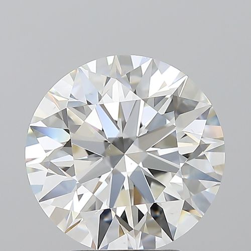 3.50ct H VS2 Rare Carat Ideal Cut Round Diamond