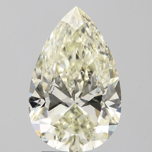 3.01ct K SI1 Rare Carat Ideal Cut Pear Diamond