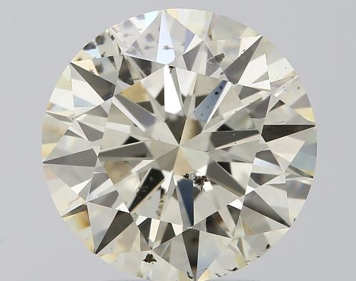 3.11ct K SI2 Rare Carat Ideal Cut Round Diamond