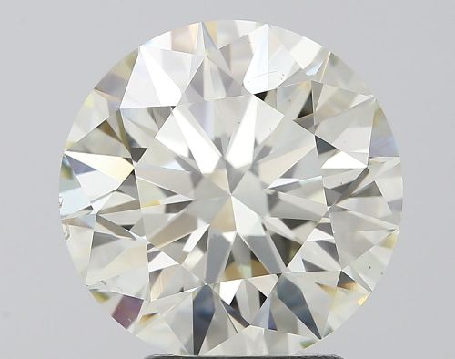 3.27ct J VS2 Rare Carat Ideal Cut Round Diamond