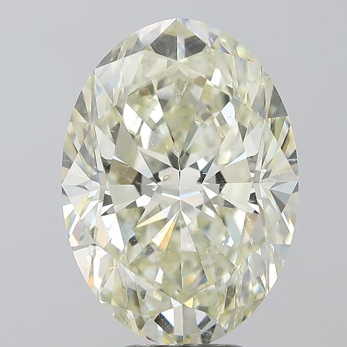 7.03ct K SI1 Rare Carat Ideal Cut Oval Diamond