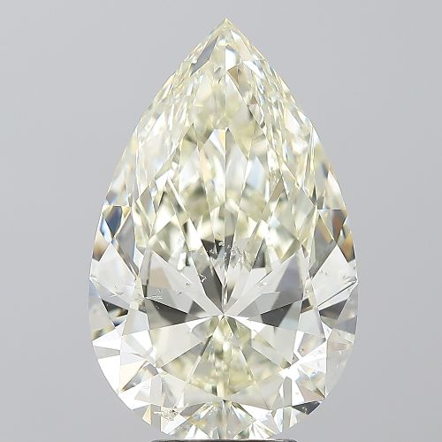 6.02ct K SI1 Rare Carat Ideal Cut Pear Diamond
