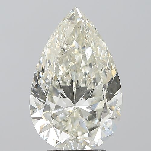 3.50ct I SI2 Rare Carat Ideal Cut Pear Diamond