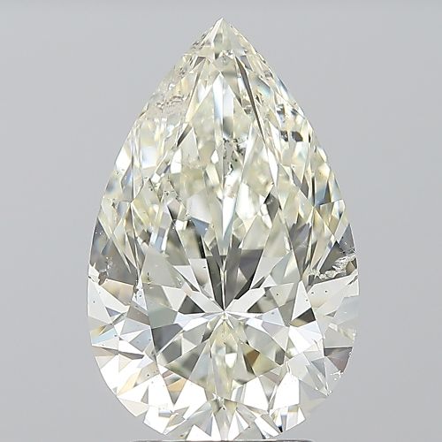 3.05ct J SI2 Rare Carat Ideal Cut Pear Diamond