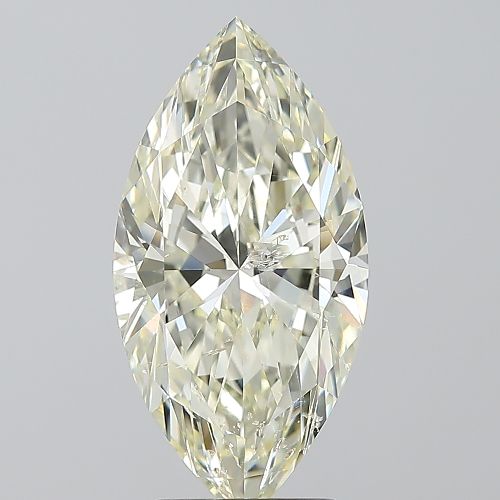 3.02ct K SI2 Rare Carat Ideal Cut Marquise Diamond