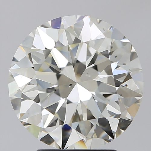 4.02ct J SI1 Rare Carat Ideal Cut Round Diamond