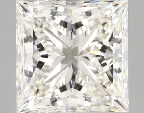 3.02ct J VS1 Rare Carat Ideal Cut Princess Diamond