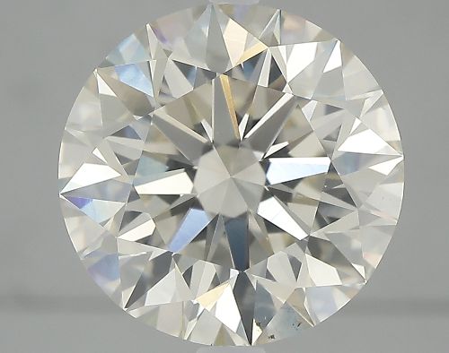 5.07ct K VS2 Rare Carat Ideal Cut Round Diamond