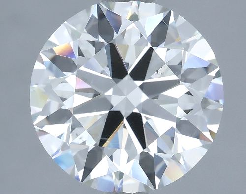 3.02ct H VS2 Rare Carat Ideal Cut Round Diamond