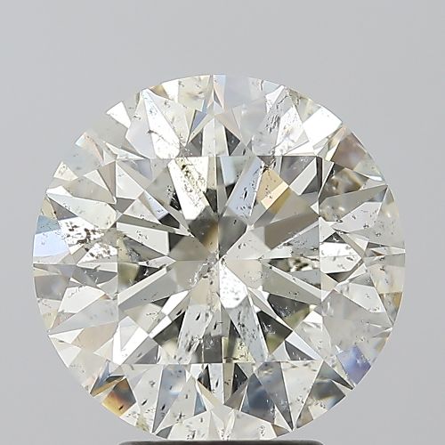 4.01ct I SI2 Rare Carat Ideal Cut Round Diamond