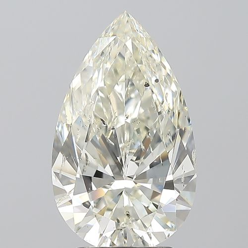 3.01ct I SI2 Rare Carat Ideal Cut Pear Diamond