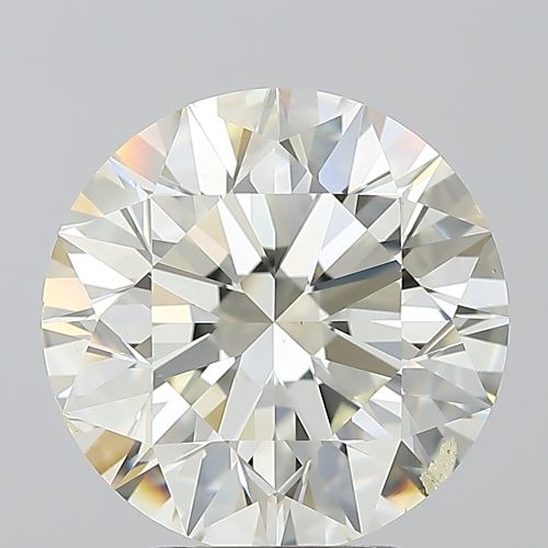 4.01ct J SI1 Rare Carat Ideal Cut Round Diamond
