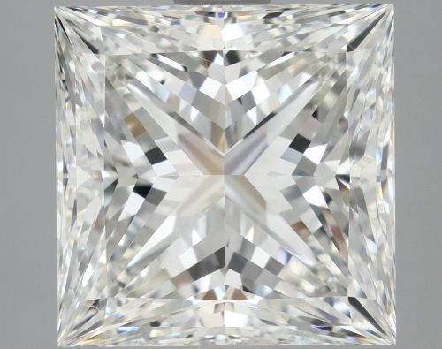 5.23ct H IF Very Good Cut Princess Diamond