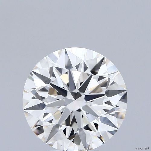 4.01ct I VS1 Rare Carat Ideal Cut Round Diamond