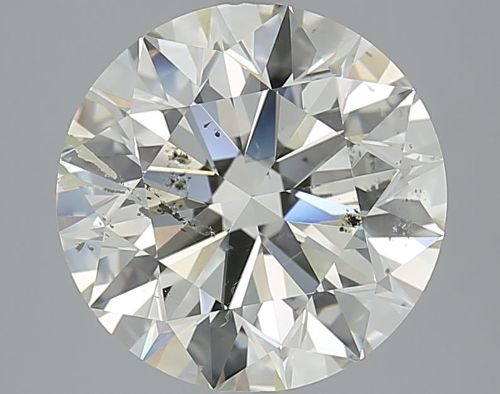 4.01ct K SI2 Rare Carat Ideal Cut Round Diamond