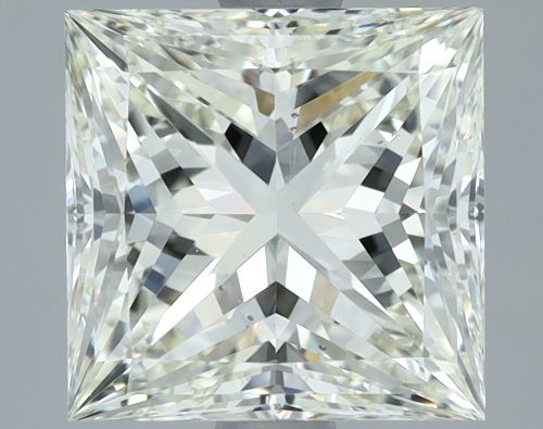 3.03ct J VS2 Rare Carat Ideal Cut Princess Diamond