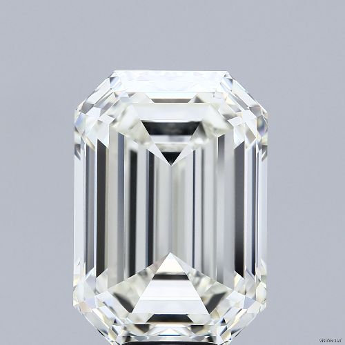 12.19ct I VVS1 Rare Carat Ideal Cut Emerald Diamond