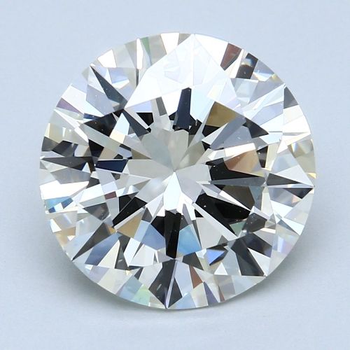 6.06ct J VS2 Very Good Cut Round Diamond