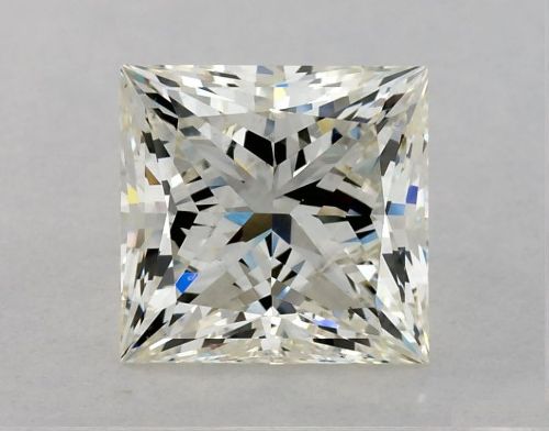 3.21ct K SI2 Rare Carat Ideal Cut Princess Diamond