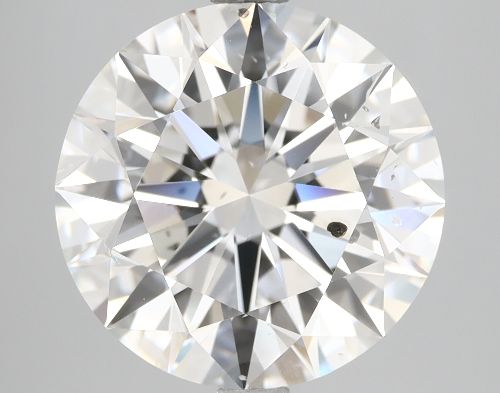 5.03ct H SI2 Rare Carat Ideal Cut Round Diamond