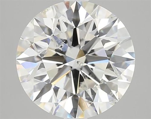 3.08ct G SI2 Rare Carat Ideal Cut Round Diamond