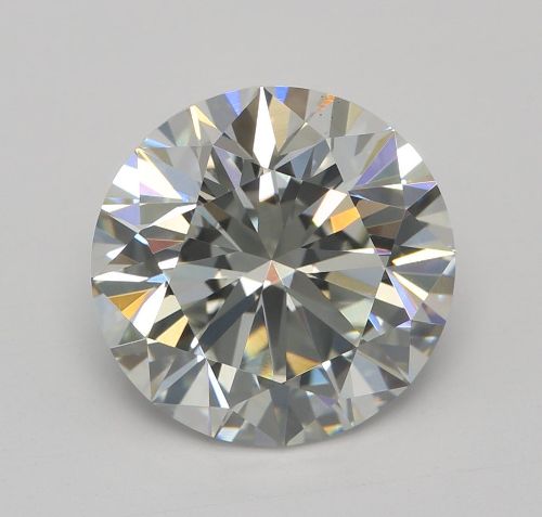 2.68ct J VS2 Rare Carat Ideal Cut Round Diamond