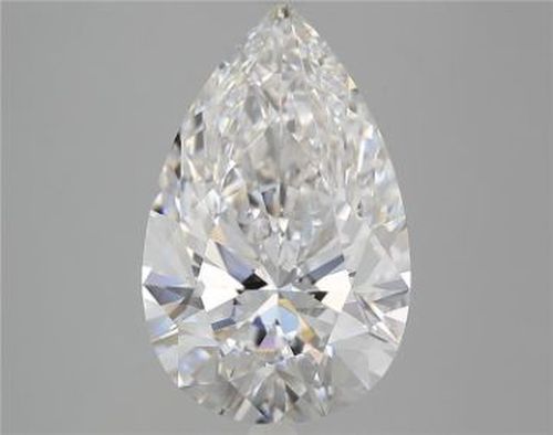 6.03ct E VS2 Rare Carat Ideal Cut Pear Diamond