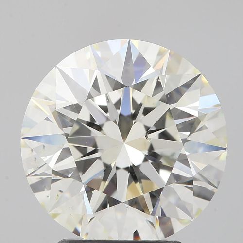 3.10ct K SI1 Rare Carat Ideal Cut Round Diamond