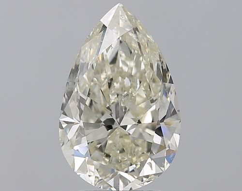 4.02ct J SI2 Rare Carat Ideal Cut Pear Diamond