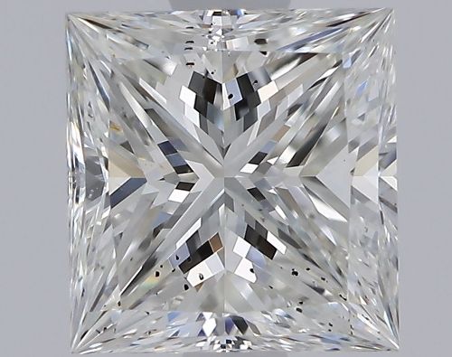 0.91ct H SI2 Rare Carat Ideal Cut Princess Diamond