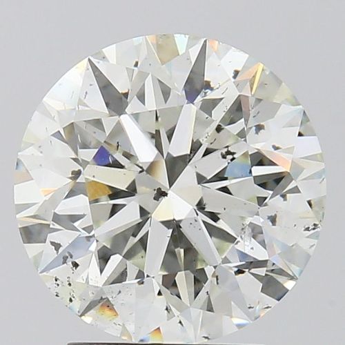 3.01ct H SI2 Excellent Cut Round Diamond