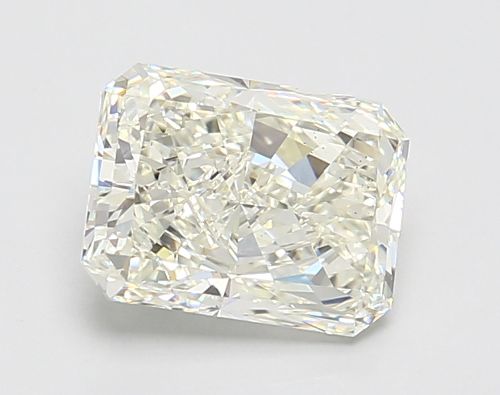 2.52ct K VS2 Rare Carat Ideal Cut Radiant Diamond