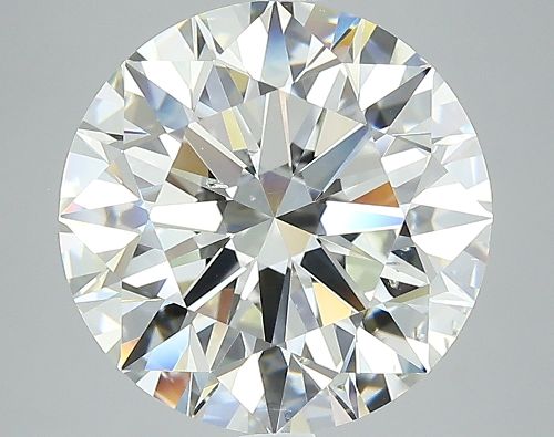 5.02ct J SI1 Rare Carat Ideal Cut Round Diamond