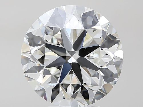 4.02ct K VS2 Very Good Cut Round Diamond