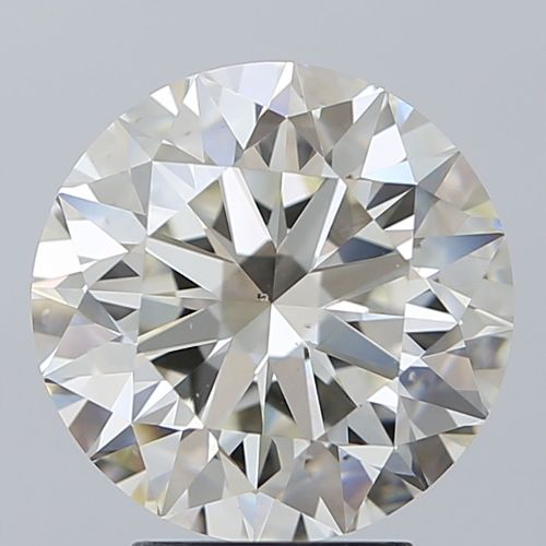 4.07ct J VS2 Excellent Cut Round Diamond