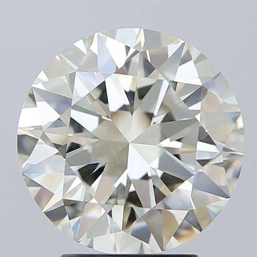 3.52ct K VS2 Rare Carat Ideal Cut Round Diamond