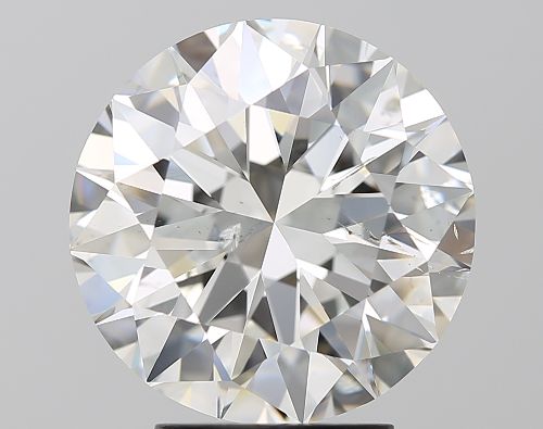 4.02ct I SI2 Rare Carat Ideal Cut Round Diamond