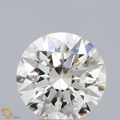 3.60ct J VVS2 Rare Carat Ideal Cut Round Diamond