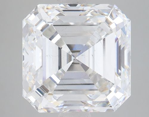 5.43ct F SI1 Excellent Cut Asscher Lab Grown Diamond