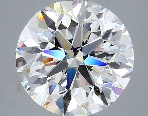 4.01ct F SI1 Very Good Cut Round Diamond