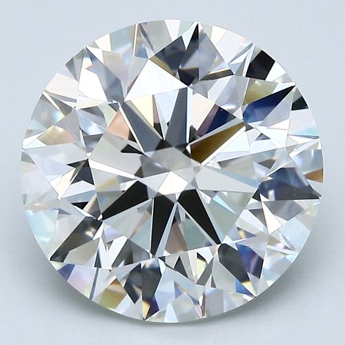 5.01ct H VS1 Rare Carat Ideal Cut Round Diamond