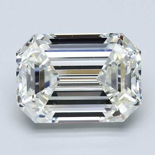 5.05ct K VS2 Rare Carat Ideal Cut Emerald Diamond