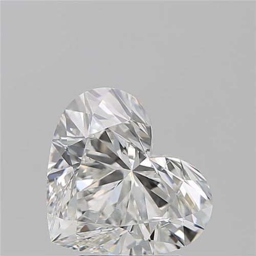 3.21ct G SI1 Rare Carat Ideal Cut Heart Diamond