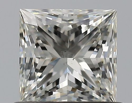 0.77ct K SI2 Excellent Cut Princess Diamond