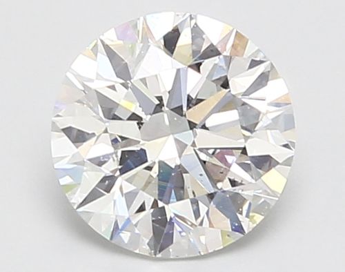 2.01ct F SI2 Rare Carat Ideal Cut Round Diamond