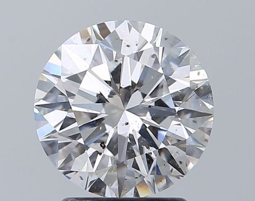 2.16ct D SI2 Rare Carat Ideal Cut Round Diamond