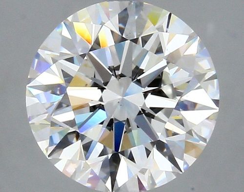 3.09ct F VS2 Rare Carat Ideal Cut Round Diamond