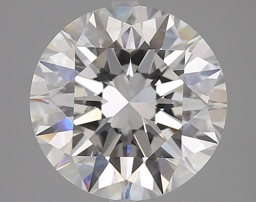 4.01ct F VS2 Rare Carat Ideal Cut Round Diamond