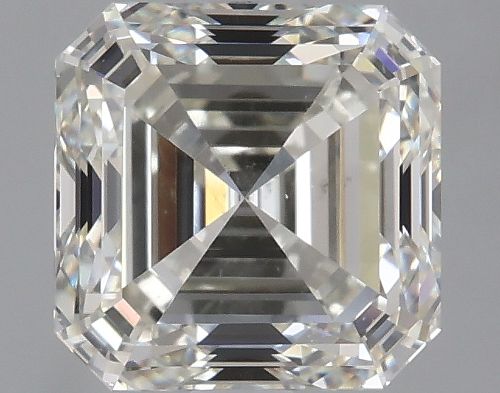 2.07ct K SI1 Rare Carat Ideal Cut Asscher Diamond