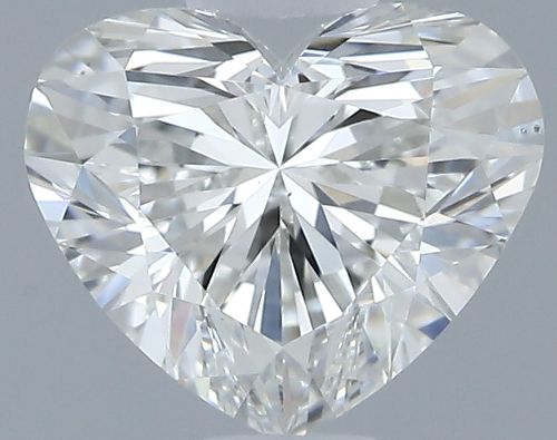 0.53ct H VS2 Rare Carat Ideal Cut Heart Diamond